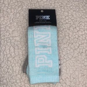 PINK knee high socks